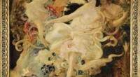 Mariano Fortuny y Madrazo, Ciclo wagneriano (Parsifal) - Le Fanciulle fiore, 1896 Mariano Fortuny y Madrazo, Ciclo wagneriano (Parsifal) - Le Fanciulle fiore, 1896