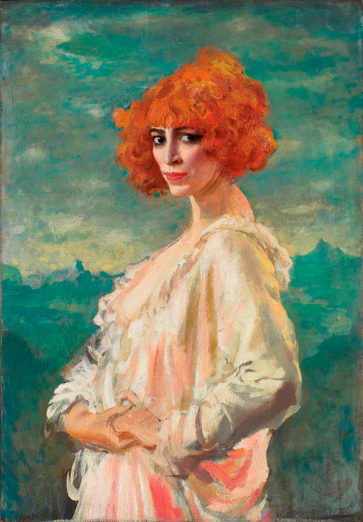 Augustus Edwin John La marchesa Casati 1919 Olio su tela, 96,5 × 68,6 cm Toronto, Art Gallery of Ontario