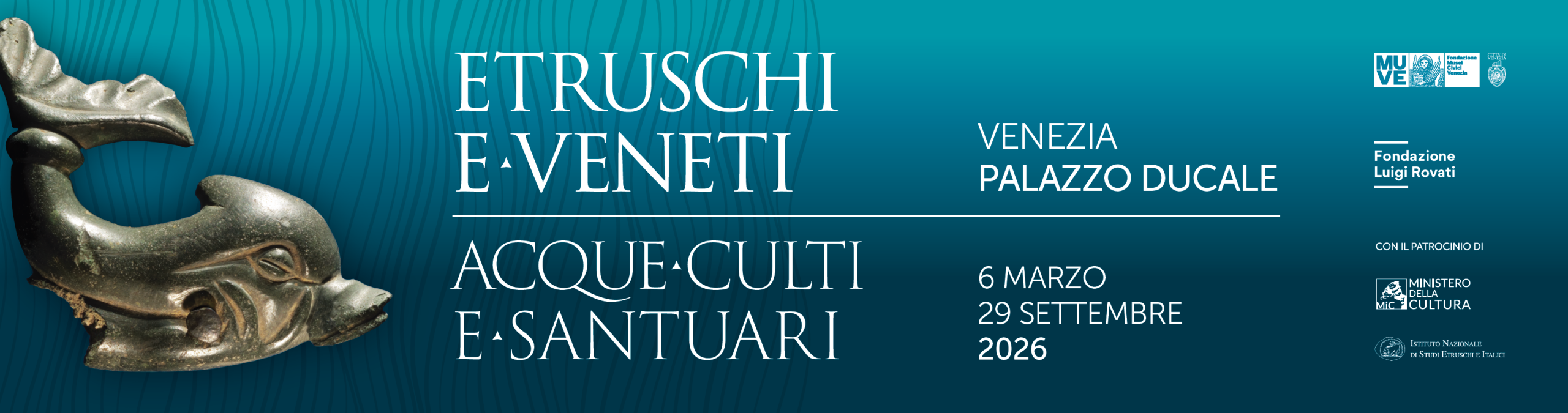 Grafica mostra Etruschi e veneti. Acque culti e santuari